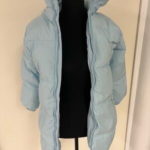 Girls All in Motion Light Blue Puffer Jacket